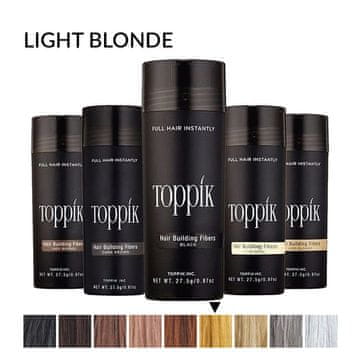 LEGIT Toppik vlakna za kosu, Light Blonde / Svijetlo plava (velika 27,5 g, do 50 nanosa)
