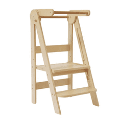 Tuktuk Sklopiva podesiva dječja učna kula – prirodna