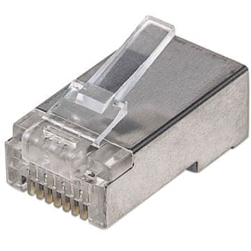 Intellinet pakiranje od 100 Cat5e RJ45 STP modularnih konektora s 3 pina