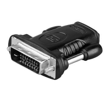 Goobay HDMI na DVI-D (68482) crni adapter
