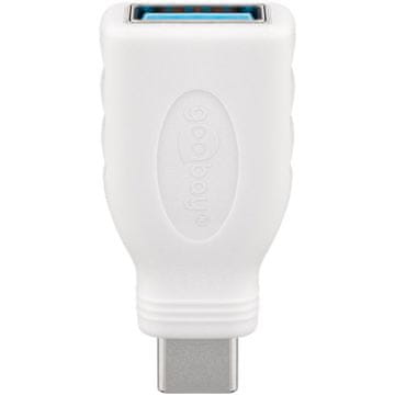 Goobay USB-C na USB-A 3.0 OTG Superspeed bijeli adapter