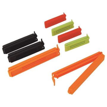 de Buyer Set zatvarača za vrećice 4336,00, 8 komada, 3 veličine kopči, može se prati u perilici posuđa