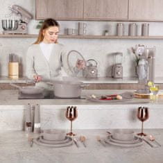 Berlingerhaus Set od 18 tanjura za večeru iz kolekcije Taupe