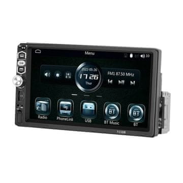 MojPlanet Monitor samochodowy 7.0&quot; Podofo A3061 Carplay&amp;Android Auto, Bluetooth 5.1