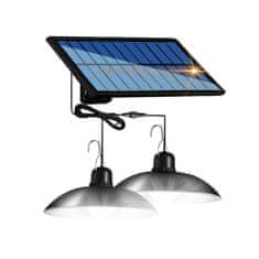MG Double Lamps solarna svjetiljka 1200mAh, crno