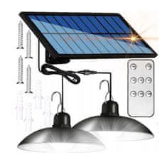 MG Double Lamps solarna svjetiljka 1200mAh, crno