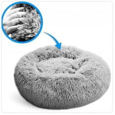 MG Dog Bed ležaj za mačke i pse 80 cm, sivi