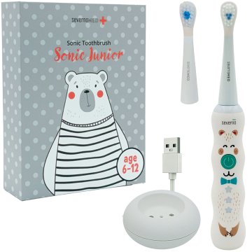 Severno Sonična električna četkica za zube za djecu od 6 do 12 godina SONIC JUNIOR + 2 nastavka