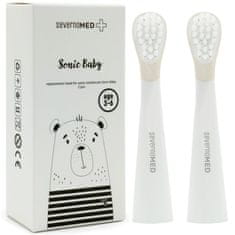 Severno SONIC Baby glava četkice za zube, 2 komada.