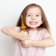 Severno Sonična električna četkica za zube za djecu 3-12 godina BABY TIGER + 2 nastavka