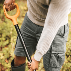 Fiskars zaobljena lopata za kopanje (1066717)