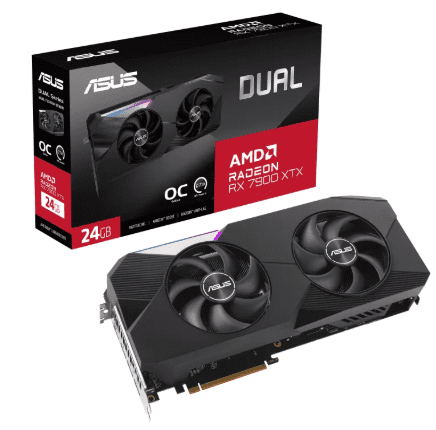 ASUS Dual Radeon™ RX 7900 XTX OC Edition grafička kartica, 24 GB, GDDR6 (90YV0IG2-M0NA00)