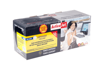 slomart Activejet ATH-542N toner, HP 125A CB542A, Canon CRG-716Y, žuti