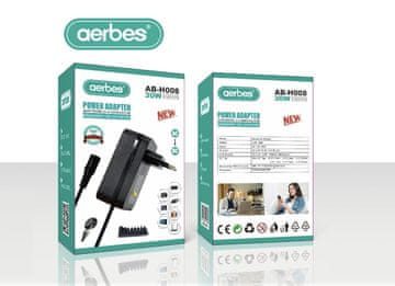 Aerbes Univerzalni adapter za napajanje 3V 12V 30W + USB 5V