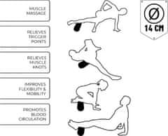 Umbro Valjak za masažu ED-226935 valjak od pjene 33 x 14 cm