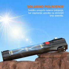Superfire LED ručna solarna lampa D30