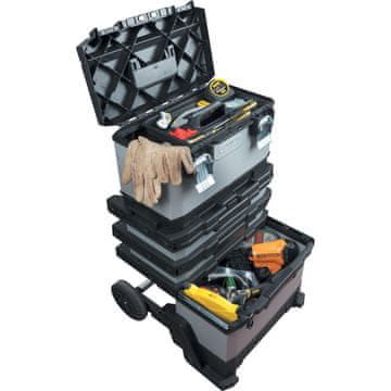 slomart Stanley Fatmax mobilni radni centar, metal/plastika, siva