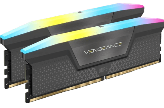 Corsair Vengeance memorija, 2x 16 GB, DDR5, 6000 MHz, RGB (CMH32GX5M2E6000Z36)