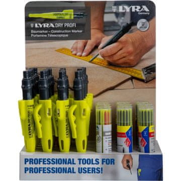 slomart LYRA Građevinski markeri, komplet s DRY PROFI