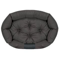 slomart Ležaljka-kavez ovalnog oblika, 75 × 50 cm, crne boje Prestige