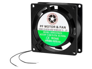 slomart Blow Ventilator 80x25mm 230V AC, klizni ležaj
