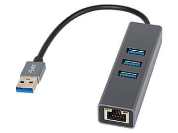 Blow 86-064# Mrežna kartica USB-C RJ45+3xUSB kabel K-06