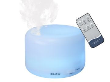 slomart Blow H-01 Ultrazvučni ovlaživač zraka, bijeli, s RGB svjetlom i daljinskim upravljačem