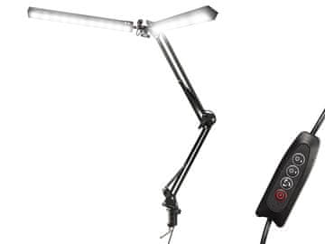 slomart Blow LB-21 Dvostruka LED stolna lampa, crna