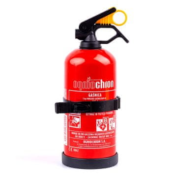 slomart Prašni aparat za gašenje OGNIOCHRON GP-1 BC s vješalicom (1kg)