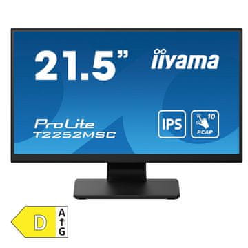 iiyama ProLite T2252MSC-B2AG 54,5cm (21,5") FHD IPS zvučnici na dodir informacijski / interaktivni monitor