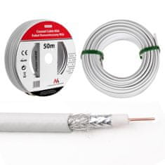 Maclean Kabel koaksijalni antenski/satelitski Maclean, 1.0CCS RG6, 50M, MCTV-571