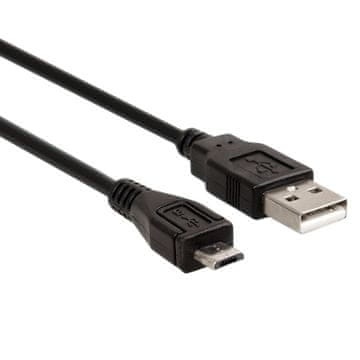 slomart USB kabel Maclean, 2.0, Micro USB, 1.5m, crni