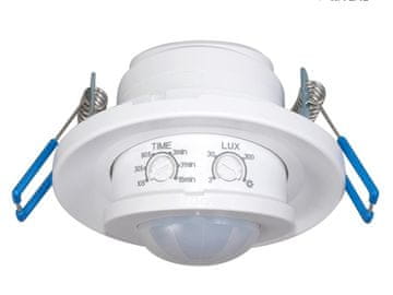 slomart Maclean MCE130 - PIR senzor pokreta, ugradbeni, doseg 6m, 800W