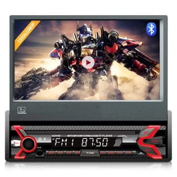 slomart Audiocore AC9100 auto radio, izvlačni 7" LCD, MP5, Bluetooth, RDS, daljinski upravljač