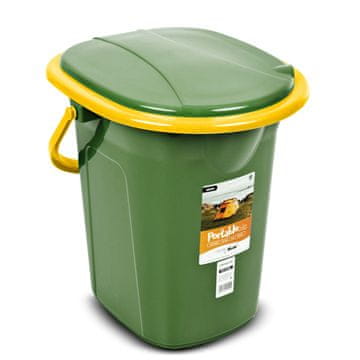 slomart Putni toalet GreenBlue GB320GO, tamnozeleno-narančasti