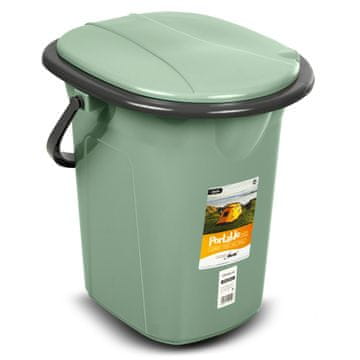 slomart Putni WC GreenBlue GB320GG, zeleno-siv, 19L