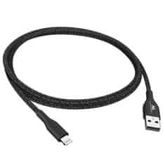Maclean Kabel USB lightning MFi Apple (Made for iPhone / iPod / iPad) Maclean, 2.4A, 1m, crni, MCE845B