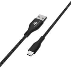 Maclean Kabel USB lightning MFi Apple (Made for iPhone / iPod / iPad) Maclean, 2.4A, 1m, crni, MCE845B