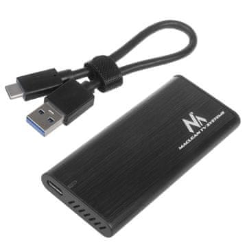 slomart Kućište za SSD disk Maclean M.2 NVMe (PCIe) / SATA, USB 3.1