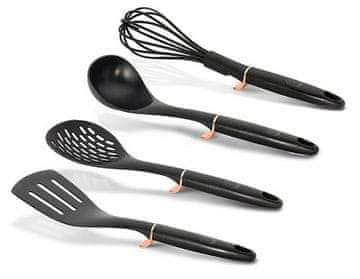 Berlingerhaus Kuhinjski pribor BH-6208 Set od 4 komada kolekcije Crna ruža