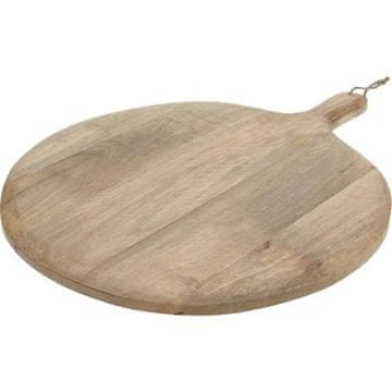 EXCELLENT Daska za rezanje KO-A50100060 Round for slicing or serving with handle 60 x 47 cm
