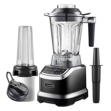 AMZCHEF Blender AMZCHEF ZM5003-BK, 1800W, 1,85L, inteligentna kontrola, automatsko čišćenje, uključuje 600ml bidon, crni
