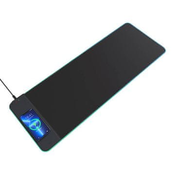 Choetech Podloga za miša s bežičnim punjenjem Choetech T543-F-ACBK 15W (crna)