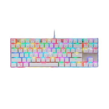 Motospeed Mehanička gaming tipkovnica Motospeed K87S RGB (bijela)