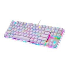 Motospeed Mehanička gaming tipkovnica Motospeed K87S RGB (bijela)