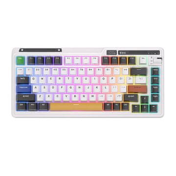 Royal Kludge Bežična mehanička tipkovnica Royal Kludge KZZI K75 pro RGB, Moment Switch (crna i bijela)
