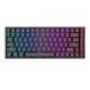 Royal Kludge Bežična mehanička tipkovnica Royal Kludge RK84 RGB, smeđi prekidač (crna)