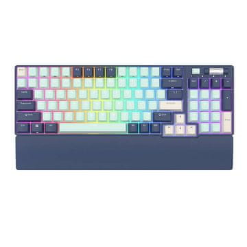 Royal Kludge Mehanička tipkovnica Royal Kludge RK96 RGB, smeđi prekidač (plava)