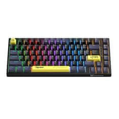 Onikuma Mehanička tipkovnica ONIKUMA G52, 82 tipke, USB, crna, s RGB pozadinskim osvjetljenjem