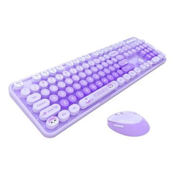 MOFII MOFII Sweet New 2.4G bežična tipkovnica + miš (ljubičasta)